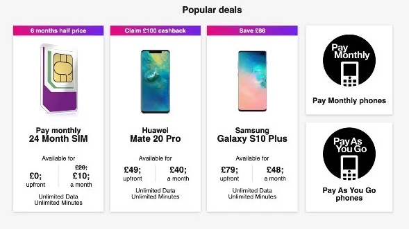 Three Mobile device panel design